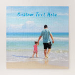 Custom Your Photo and Text Jigsaw Puzzle Gift<br><div class="desc">Custom Photo and Text Puzzle - Your Own Design - Special - Personalised Family / Friends or Personal Puzzles Gift - Add Your Text and Photo - Resize and move or remove and add elements / image with Customisation tool. Choose / add your favourite font / text colour / size...</div>