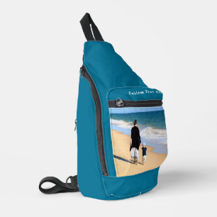 Custom Your Photo and Text Personalised Sling Bag