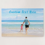 Custom Your Photo and Text Puzzle<br><div class="desc">Custom Photo and Text Puzzles - Your Own Design - Special - Personalised Family / Friends or Personal Puzzle Gift - Add Your Text and Photo - Resize and move or remove and add elements / image with Customisation tool. Choose / add your favourite font / text colour / size...</div>