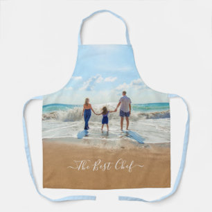 Custom Your Photo Apron and Text - The Best Chef