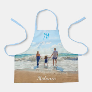 Custom Your Photo Apron with Name and Letter