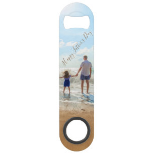 Custom Your Photo Bar Key Father's Day Dad Gift