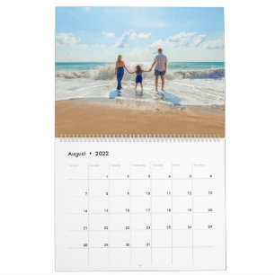 Custom Your Photo Calendar Gift with Text