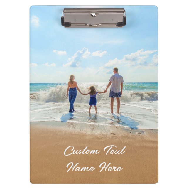 Custom Your Photo Clipboard with Text Name (Front)