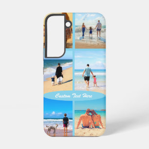 Custom Your Photo Collage and Text Personalised Samsung Galaxy Case
