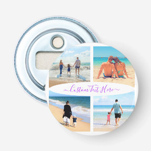 Custom Your Photo Collage Bottle Opener Gift