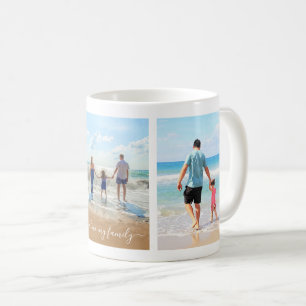 Custom Your Photo Collage Mug - I Love My Family