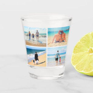 Custom Your Photo Collage Shot Glass Gift