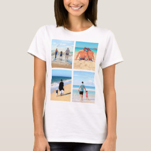 Custom Your Photo Collage T-Shirt Personalised