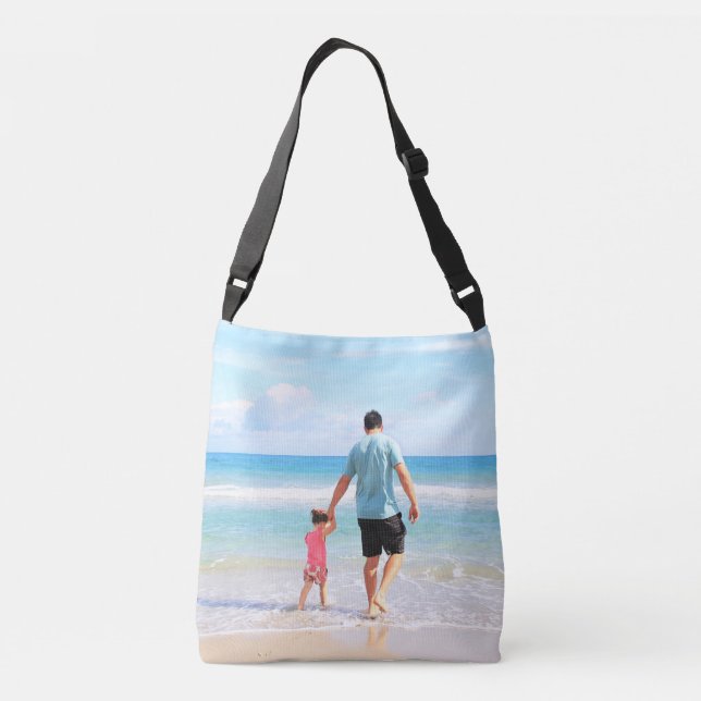 Custom Your Photo Crossbody Bag Personalized (Back)