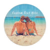 Custom Your Photo Cutting Board with Text Name
