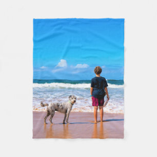 Custom Your Photo Fleece Blanket Personalised