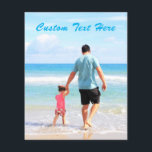 Custom Your Photo Flyer with Text<br><div class="desc">Custom Photo and Text Flyers - Your Own Design - Special - Personalised Family / Friends or Personal Flyer / Gift - Add Your Text and Photo - Resize and move or remove and add elements / image with customisation tool. Choose / add your favourite font / text colour /...</div>