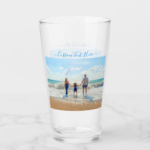 Custom Your Photo Glass with Text