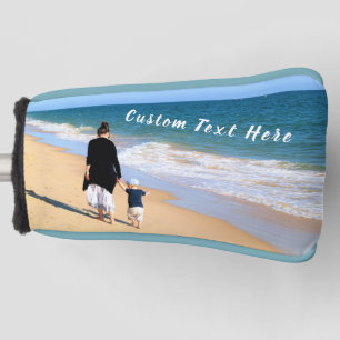 Custom Your Photo Golf Head Cover Gift with Text