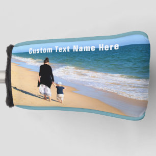 Custom Your Photo Golf Head Cover with Text