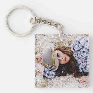 Custom YOUR PHOTO  Key Ring