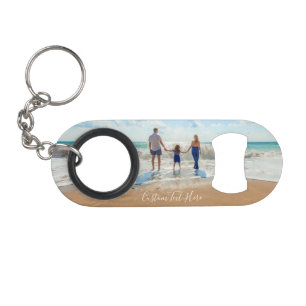 Custom Your Photo Keychain Bottle Opener with Text