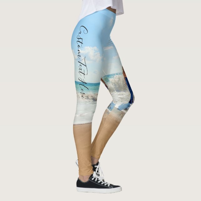 Custom Your Photo Leggings with Text (Right)