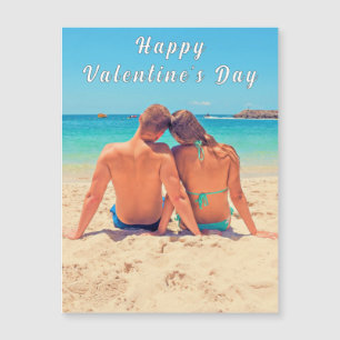 Custom Your Photo Magnetic Valentine's Day Card