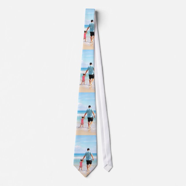 Custom Your Photo Neck Tie Personalised Gift (Front)