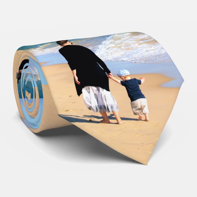 Custom Your Photo Neck Tie Personalised Gift (Rolled)