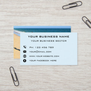 Custom Your Photo Personalised Business Card