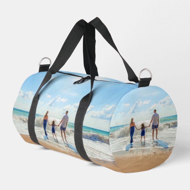 Custom Your Photo Personalised Duffle Bag (Left Corner)
