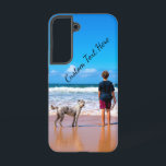Custom Your Photo Samsung Galaxy Case with Text<br><div class="desc">Custom Photo and Text Samsung Galaxy Cases or iPhone Cases - Make Your Own Design with Pets - Personalised Family / Friends / Pets or Personal Gift - Add Your Photo and Text / Name - Resize and move or remove and add elements / text with Customisation tool ! Choose...</div>