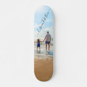 Custom Your Photo Skateboard Gift with Text Name