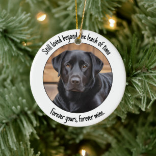 Custom Your Photo Sweet Verse Remembrance Memorial Ceramic Ornament