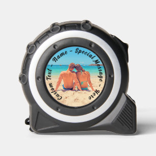 Custom Your Photo Tape Measure Gift with Text 1