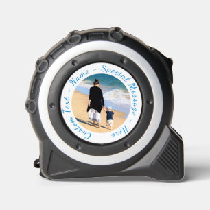 Custom Your Photo Tape Measure with Text 1