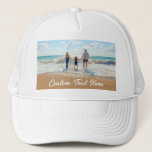 Custom Your Photo Trucker Hat Gift with Text<br><div class="desc">Custom Photo and Text Hat - Unique Your Own Design - Personalised Family / Friends or Personal Trucker Hats / Caps Gift - Add Your Text and Photo - Resize and move elements with Customisation tool ! Choose font / size / colour ! Good Luck - Be Happy :)</div>