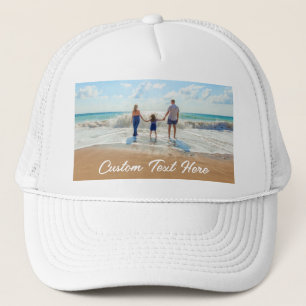 Custom Your Photo Trucker Hat Gift with Text