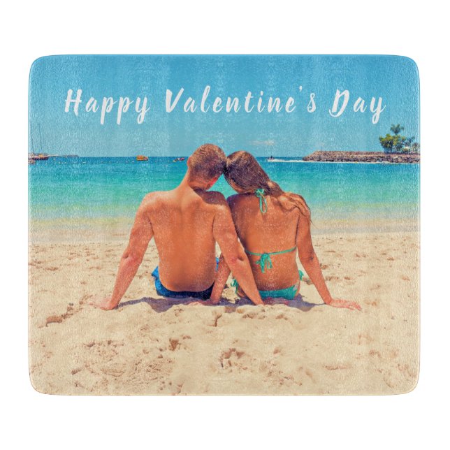 Custom Your Photo Valentine's Day Cutting Board (Front)