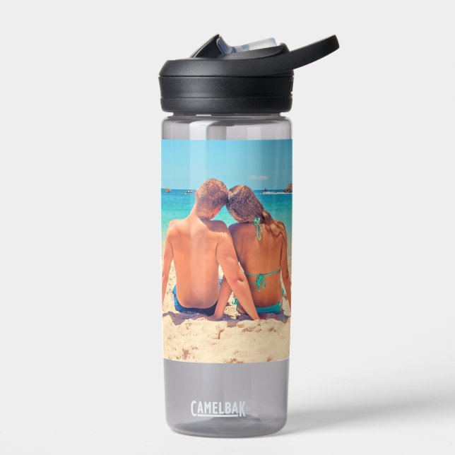 Custom Your Photo Water Bottle Personalised (Left)