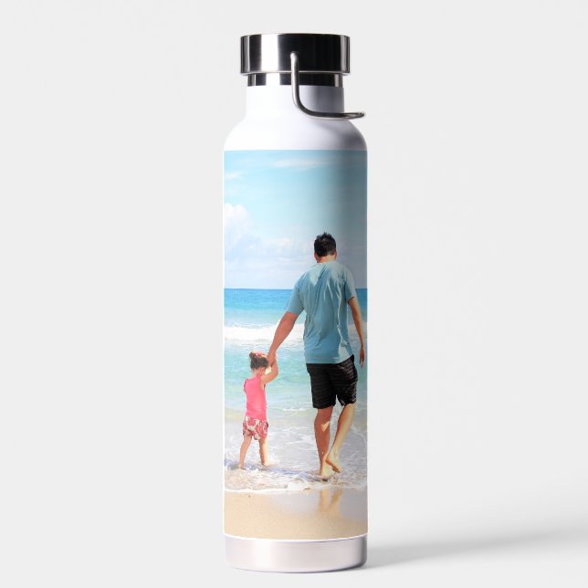 Custom Your Photo Water Bottle Personalised Gift (Left)