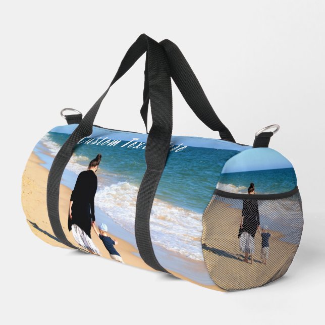 Custom Your Photo with Text Personalised Duffle Bag (Right Corner)