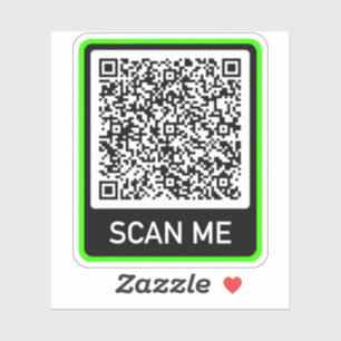 Custom Your QR Code Bumper Sticker Template