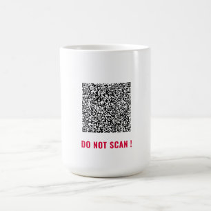 Custom Your QR Code Scan Info Funny Coffee Mug