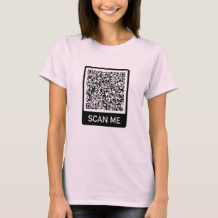 Custom Your QR Code Scan Info T-Shirt Gift