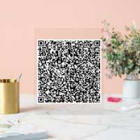 Custom Your QR Code Scan Personalised Acrylic Sign