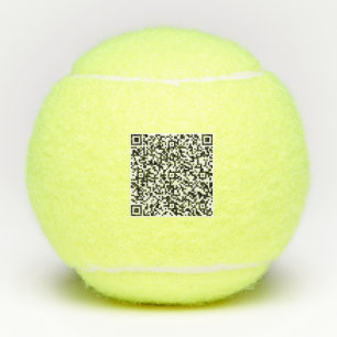 Custom Your QR Code Scan Personalised Tennis Balls