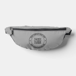 Custom Your QR Code Text Fanny Pack Choose Colors