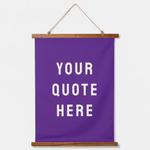 Custom Your Quote Banner Personalised Wall Text Hanging Tapestry