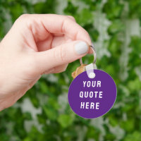 Custom Your Quote Here Gift Purple Personalised