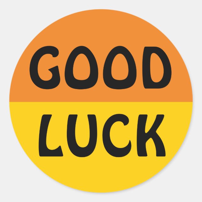 Custom your text, image & background colour classic round sticker (Front)