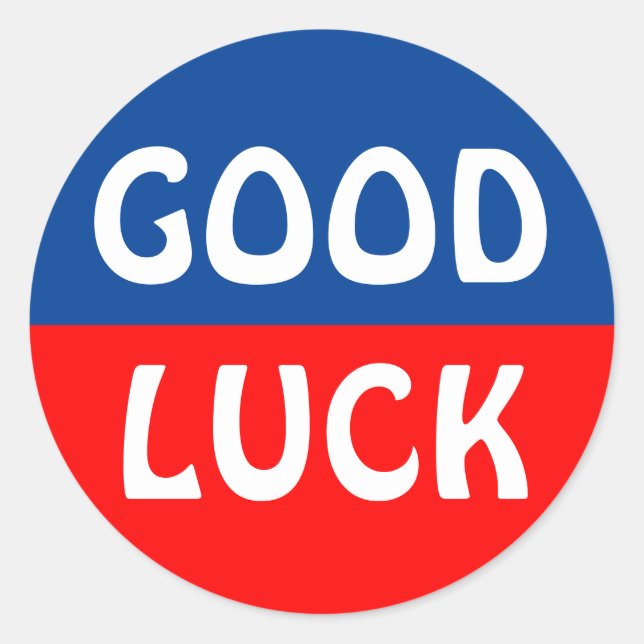 Custom your text, image & background colour classic round sticker (Front)