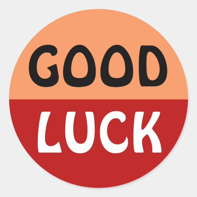 Custom your text, image & background colour classic round sticker (Front)